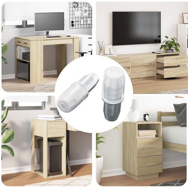 vidaXL Hylla Peg 2 pcs Silver 7 x 16 mm J&auml;rn