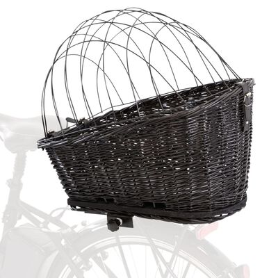 TRIXIE Cykelkorg för husdjur pakethållare 35x49x55 cm svart