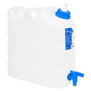 vidaXL Vattenbeh&aring;llare med kran och tv&aring;lautomat 15 L plast