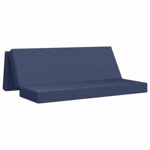 vidaXL F&auml;llbar Soffbed 200 x 67 x 45 cm Bl&aring;