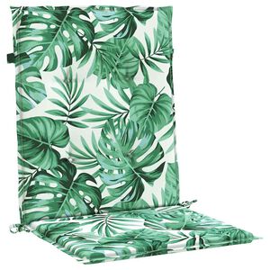 vidaXL Ryggkuddar 2 st Oxford Tyg Bladm&ouml;nster 100 x 50 x 3 cm
