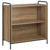 vidaXL Boksk&aring;p 80 x 33 x 80 cm Konstruerat tr&auml; Artisan-ek