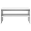 vidaXL Kaffeebord Vit 80 x 50 x 40 cm Konstruerat tr&auml;