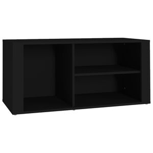 vidaXL Skosk&aring;p svart 100x35x45cm konstruerat tr&auml;