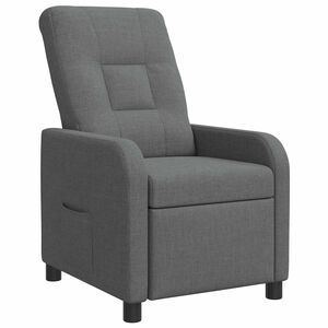 vidaXL Recliner M&ouml;rkgr&aring; Tyg