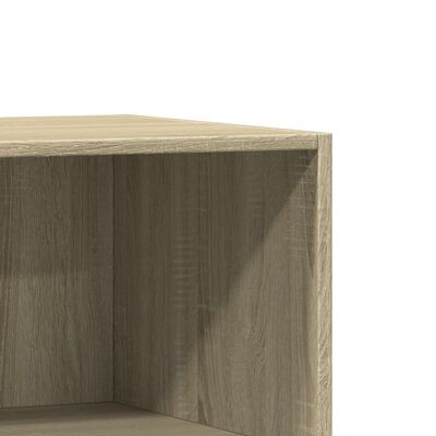 vidaXL Garderob sonoma-ek 77x48x102 cm konstruerat trä