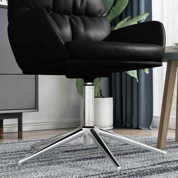 vidaXL Kontorsstolens gascylinder Krom 14 cm Järn