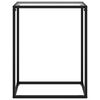 vidaXL Avlastningsbord transparent 60x35x75 cm härdat glas
