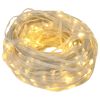 vidaXL Repbelysning 150 LED-lampor Varmvit 15 m
