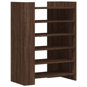 vidaXL Skost&auml;ll brun ek 74,5x37,5x100 cm konstruerat tr&auml;