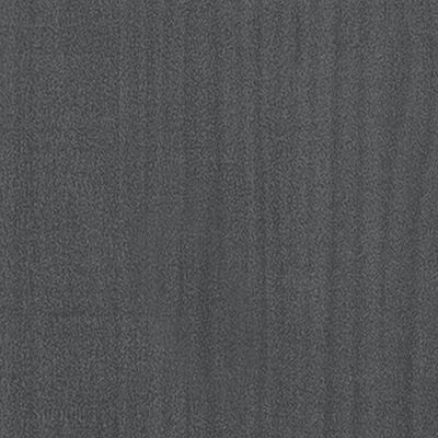 vidaXL Odlingslåda grå 100x50x70 cm massiv furu