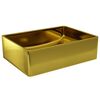 vidaXL Handfat 41x30x12 cm keramik guld