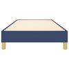 vidaXL Boxspring-s&auml;ngram bl&aring; 90x200cm tyg