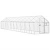 vidaXL F&aring;gelvolj&auml;r silver 1,79x10x1,85 m aluminium