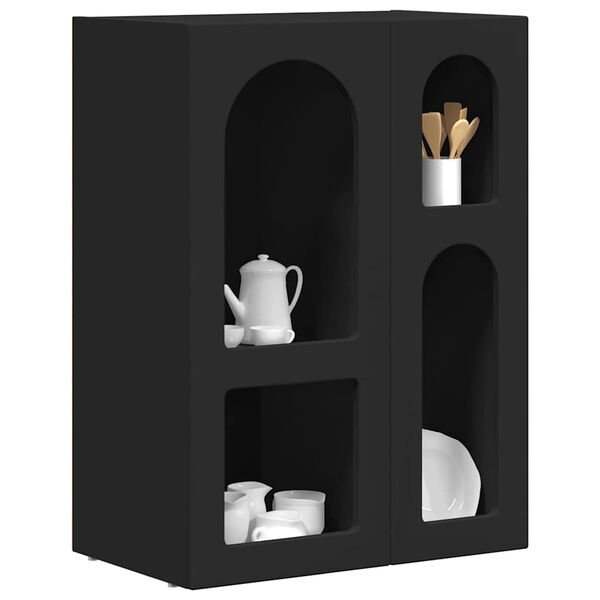 vidaXL Sideboard Svart 59 x 35 x 80.5 cm Konstruerat tr&auml;