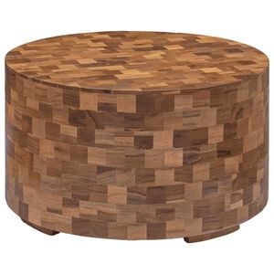 vidaXL Soffbord 60x60x35 cm massivt teaktr&auml;