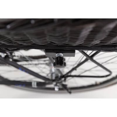 TRIXIE Cykelkorg för husdjur pakethållare 35x49x55 cm svart