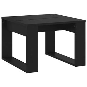 vidaXL Sidobord svart 50x50x35 cm konstruerat tr&auml;