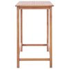 vidaXL St&aring;bord f&ouml;r utomhusbruk 120x65x110 cm massivt teaktr&auml;