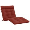 vidaXL Solstol Kudde VIANEN 100% Polyester R&ouml;d 200 x 70 x 8 cm