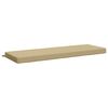 vidaXL B&auml;nk kudde SOEST 100% Polyester Beige 150 x 50 x 8 cm