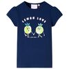 T-shirt f&ouml;r barn marinbl&aring; 128