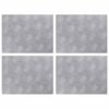 vidaXL Trappsteg 4 st 40 x 30 cm Silver Aluminium Rektangul&auml;r