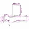 vidaXL Kaffeebord Gammalt tr&auml; 91 x 55 x 32 cm Konstruerat tr&auml;