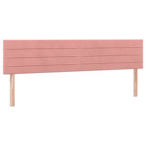 vidaXL S&auml;nggavlar rosa 200x5x78/88 cm sammet