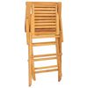 vidaXL Hopf&auml;llbara stolar 4 st 56x63x90 cm massivt tr&auml; i teak