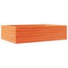 vidaXL Odlingsl&aring;da vaxbrun 90x60x23 cm massiv furu