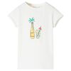 T-shirt f&ouml;r barn ecru 128