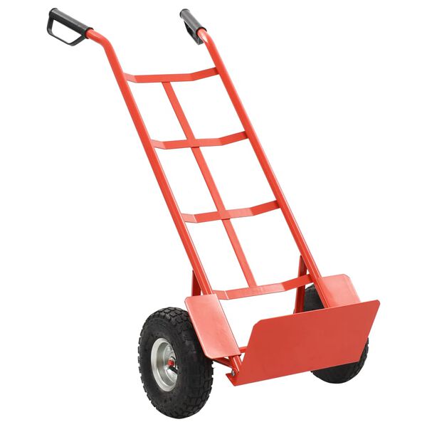 vidaXL Magasink&auml;rra hopf&auml;llbar r&ouml;d &amp; svart