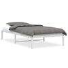 vidaXL S&auml;ngram metall vit 100x190 cm
