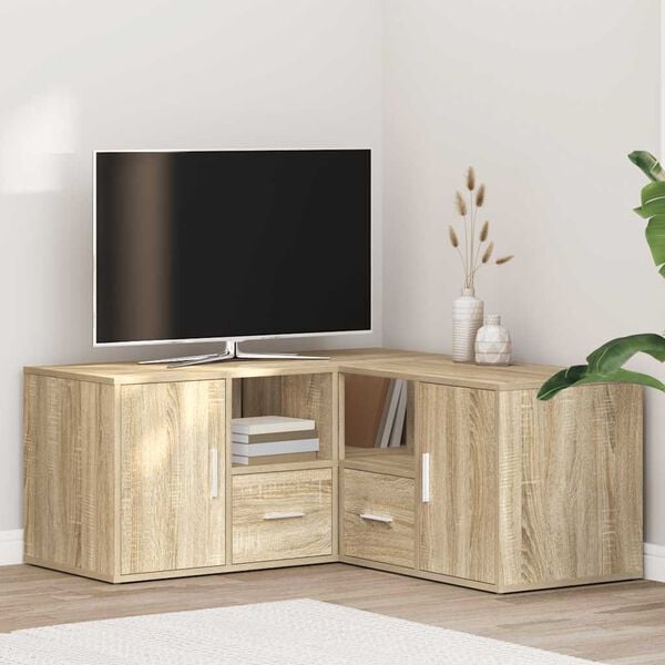 vidaXL H&ouml;rnsk&aring;p sonoma-ek 160x40x45 cm konstruerat tr&auml;