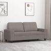 vidaXL 2-sitssoffa taupe 140 cm tyg