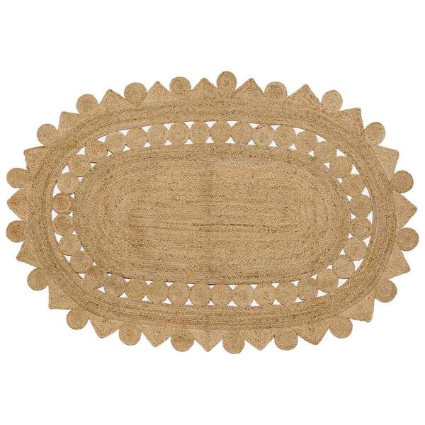 vidaXL Matta Brun 152 x 245 cm Jute