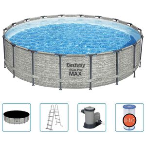 Bestway Poolset Power Steel 549x122 cm