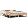 vidaXL S&auml;ngram utan madrass 200x200 cm massiv furu