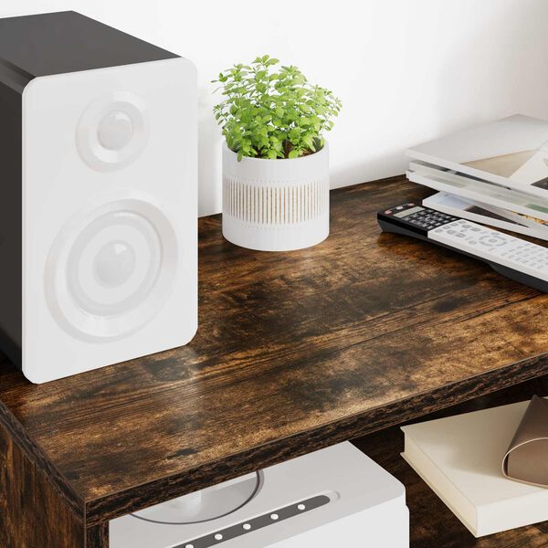 vidaXL TV-sk&aring;p R&ouml;kt ek 60 x 35 x 40 cm Konstruerat tr&auml;