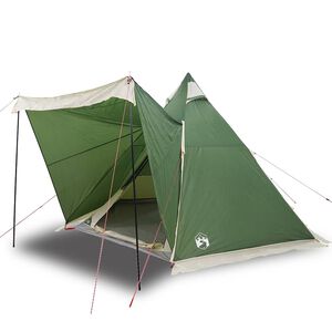 vidaXL Familjet&auml;lt tipi 6 personer gr&ouml;n vattent&auml;tt