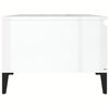 vidaXL Soffbord vit högglans 90x50x36,5 cm konstruerat trä