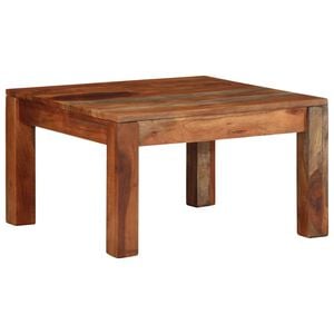 vidaXL Soffbord 60x60x35 cm massivt tr&auml; akacia