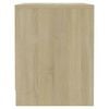 vidaXL S&auml;ngbord sonoma-ek 2 st 45x34x44,5 cm konstruerat tr&auml;