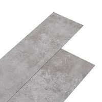 vidaXL Självhäftande PVC-golvplankor 5,21 m² 2 mm jordgrå