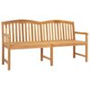 vidaXL Handsnidad Rosab&auml;nk 150 x 60 x 90 cm Massivt teaktr&auml; Naturlig