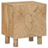 vidaXL Handgjord S&auml;ngbord Teakbrun 40 x 30 x 45 cm Massivt mangotr&auml;
