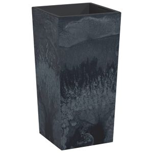 vidaXL Blomkruka avtagbar insida antracit 11/26,5 L PP betonglook