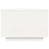 vidaXL Soffbord vit 80x50x35,5 cm massiv furu