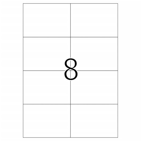 HERMA Permanenta etiketter PREMIUM A4 105x74 mm 100 ark